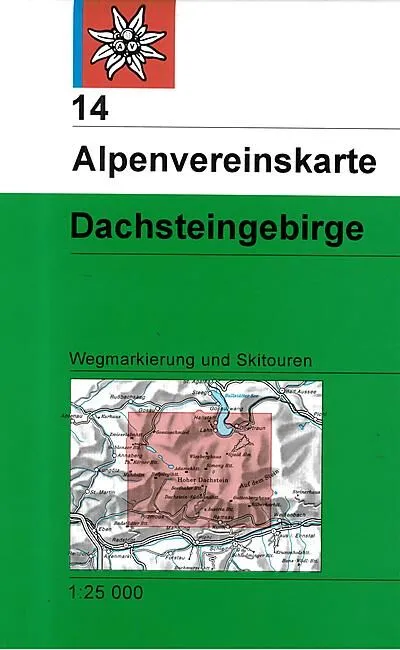 14 DACHSTEINGEBIRGE 1 25 000