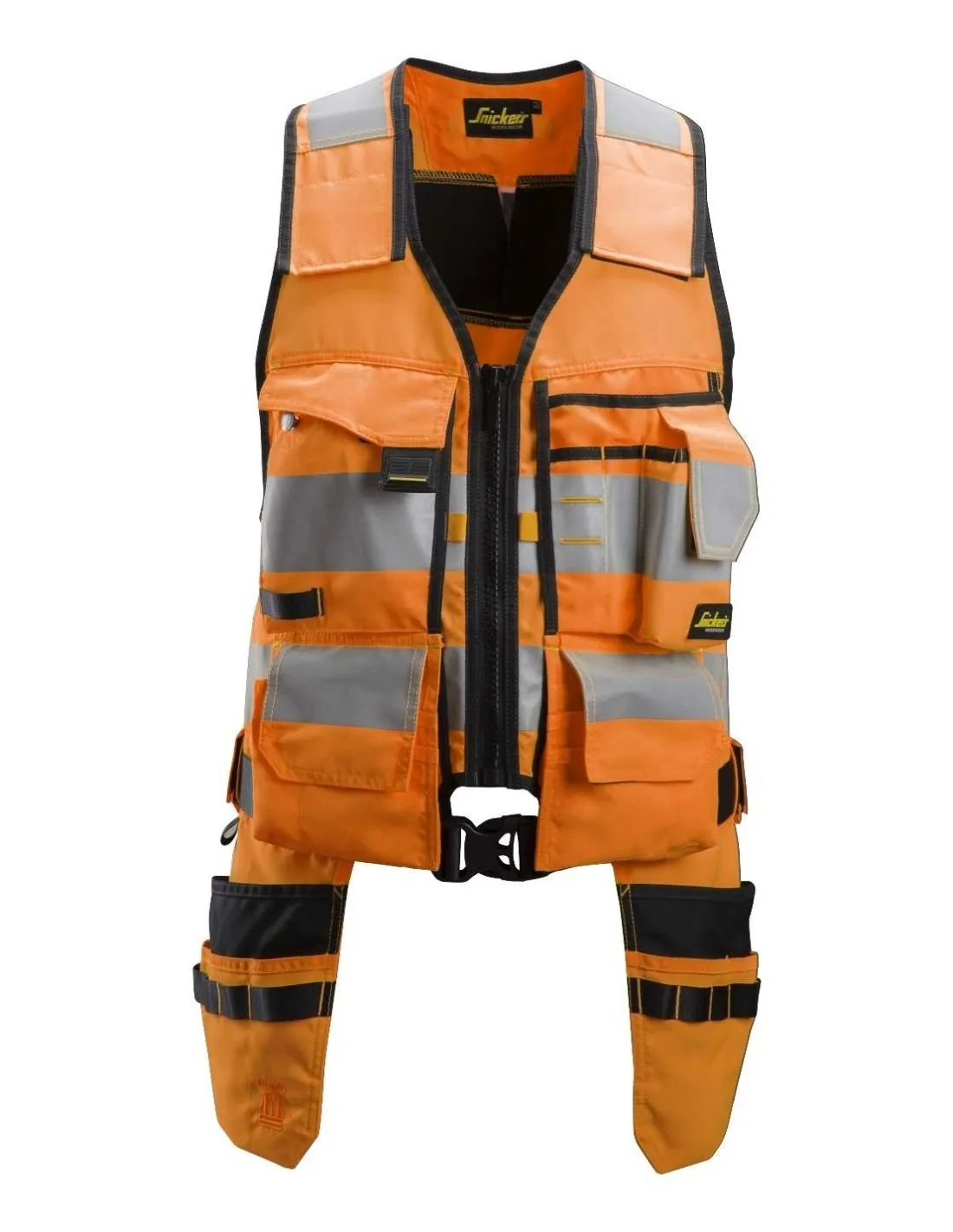 4230 - ALLROUNDWORK, GILET PORTE-OUTILS, HAUTE VISIBILITÉ, CLASSE 1 SNICKERS WORKWEAR  - Gilets de travail