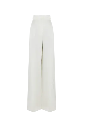 ALEXANDER MCQUEEN  Pantalon à plis large  - Blanc