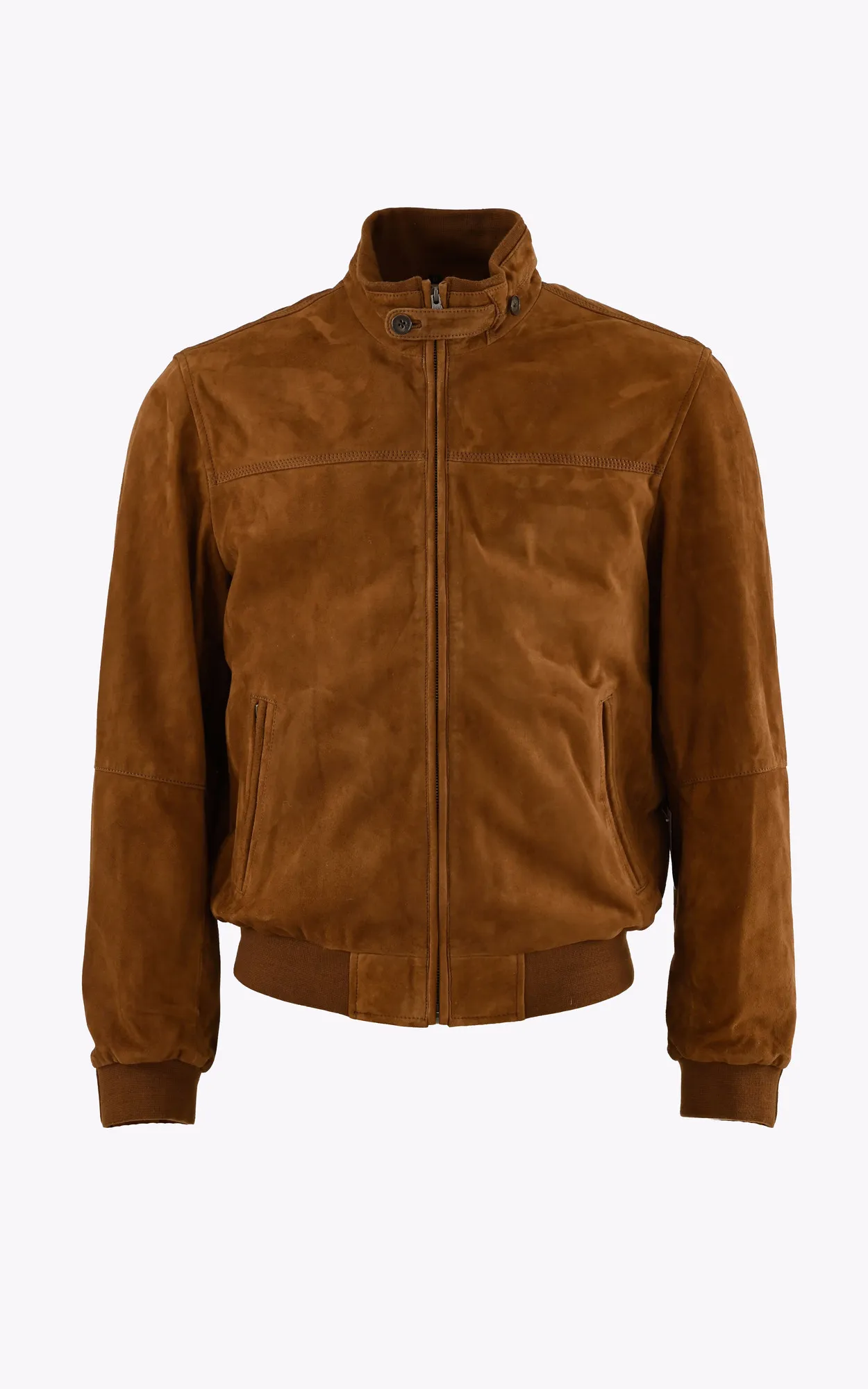 Blouson confort velours tabac La Canadienne - La Canadienne - Blousons Nubuck et Daim Tabac