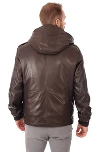 Blouson Cuir & Fourrure Homme La Canadienne - La Canadienne - Blousons Cuir Marron