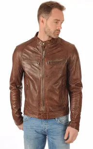 Blouson Dustin Bison Daytona 73 - La Canadienne - Blousons Cuir Bison