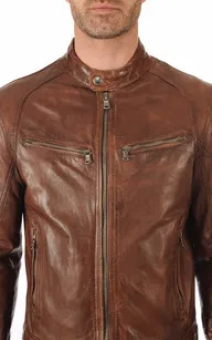 Blouson Dustin Bison Daytona 73 - La Canadienne - Blousons Cuir Bison