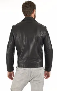 Blouson en cuir homme noir La Canadienne - La Canadienne - Blousons Cuir Noir