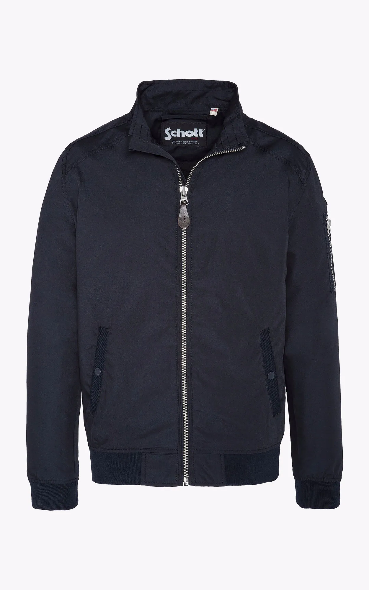 Blouson KENNY Navy Schott - La Canadienne - Blousons Textile Navy