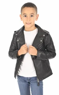 Blouson LC MARLONB noir Schott - La Canadienne - Blousons Cuir Noir