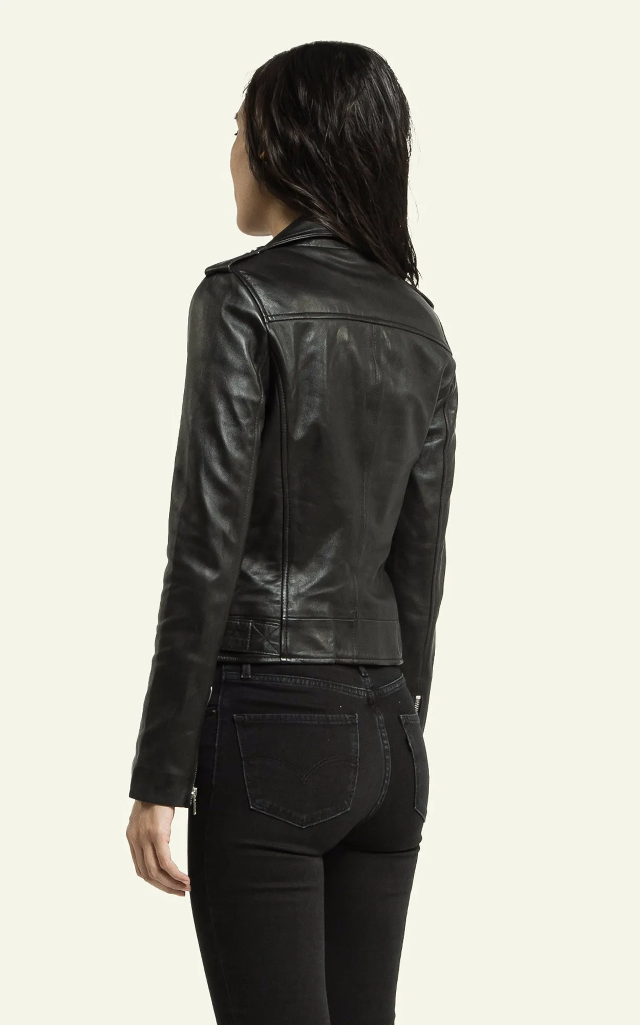 Blouson Rock Girl noir Serge Pariente - La Canadienne - Blousons Cuir Noir