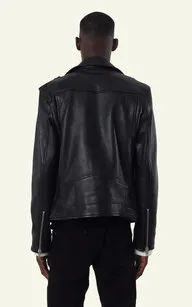 Blouson Style 17 Noir Serge Pariente - La Canadienne - Blousons Cuir Noir