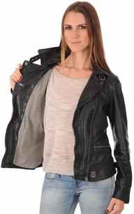 Blouson Video noir Oakwood - La Canadienne - Blousons Cuir Noir