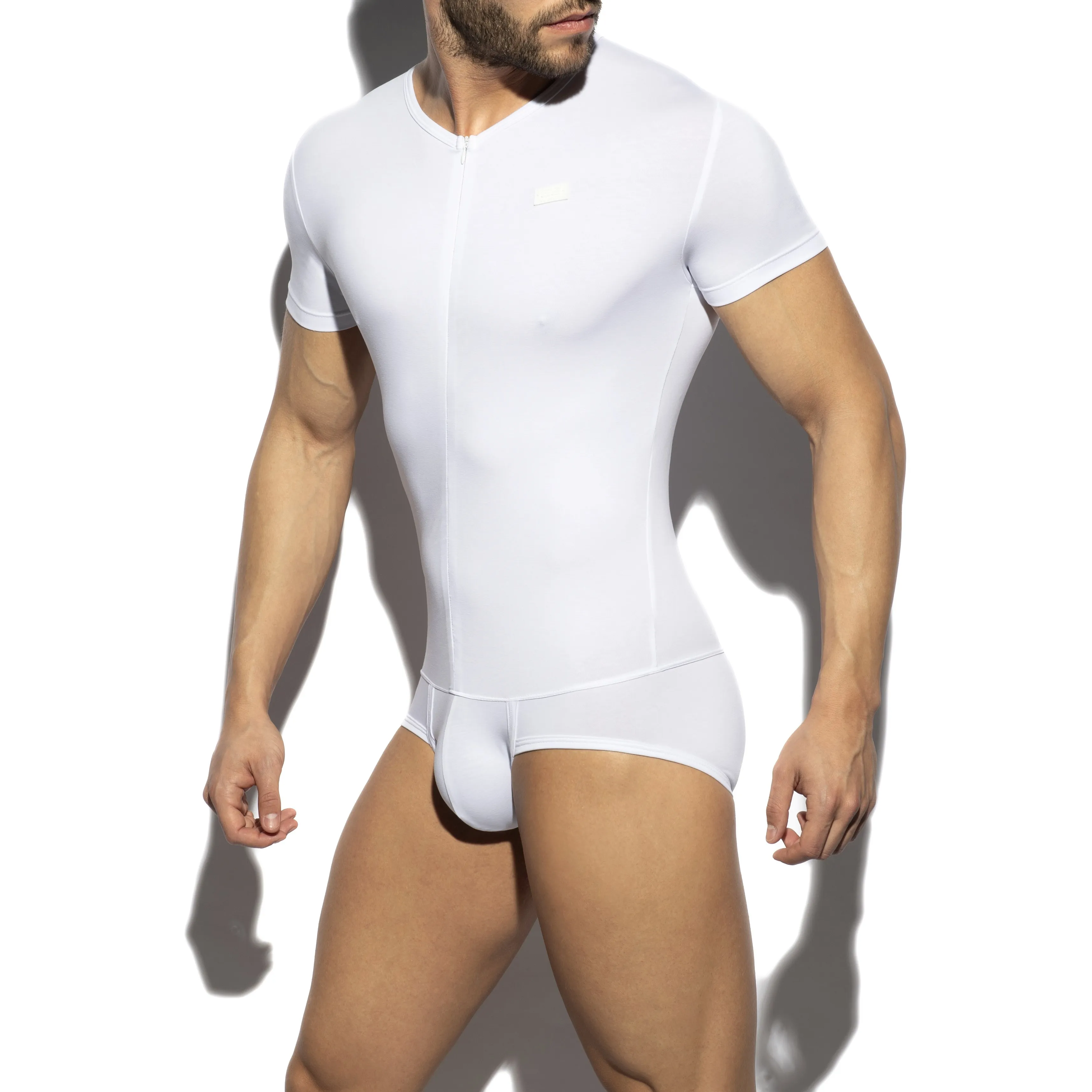 Bodysuit Cotton - blanc - ES collection : vente body et combinaison...