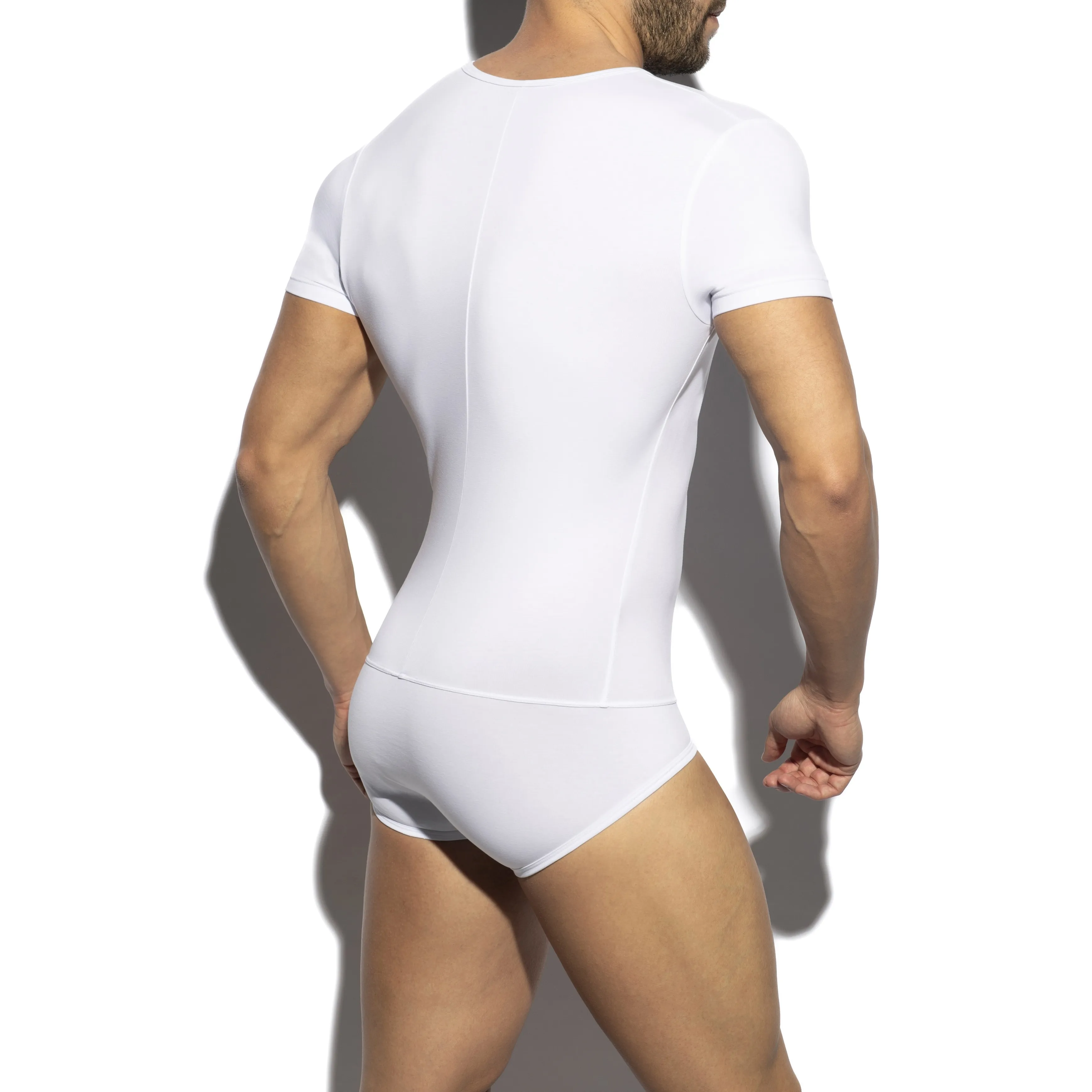 Bodysuit Cotton - blanc - ES collection : vente body et combinaison...