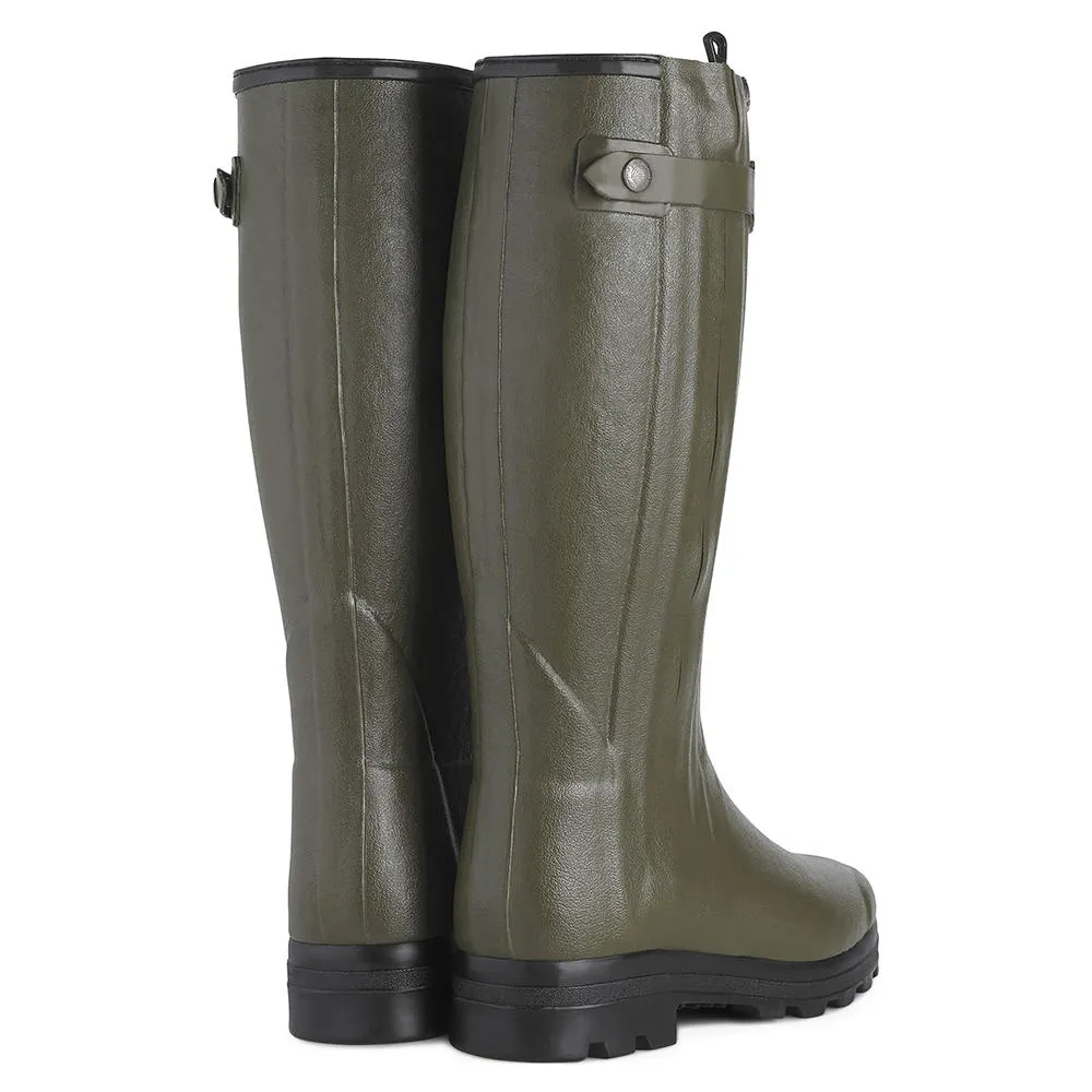 Bottes caoutchouc p. homme Le Chameau » Chasseur «, doublure en laine