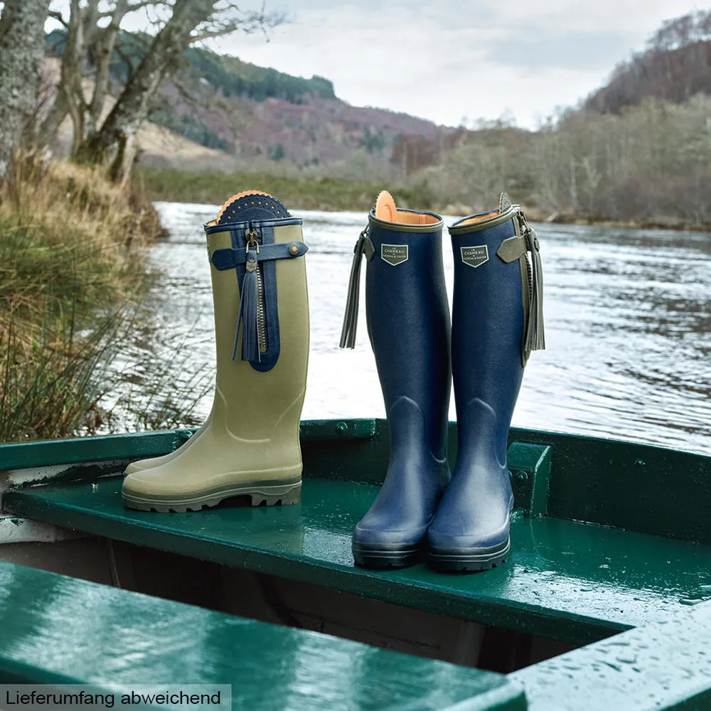 Bottes caoutchouc pour femme Le Chameau » L'Alliance «, néoprène, bleu marine