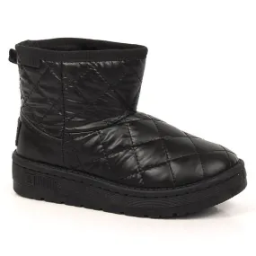 Bottes de neige matelassées, matelassées, noires pour fille Big Star KK374242 le noir