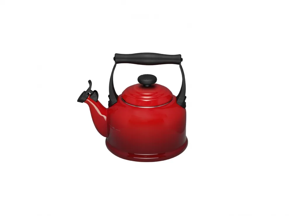 Bouilloire TRADITION 2.1 L en acier émaillé Cerise