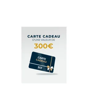 Carte Cadeau 300 - Size-factory
