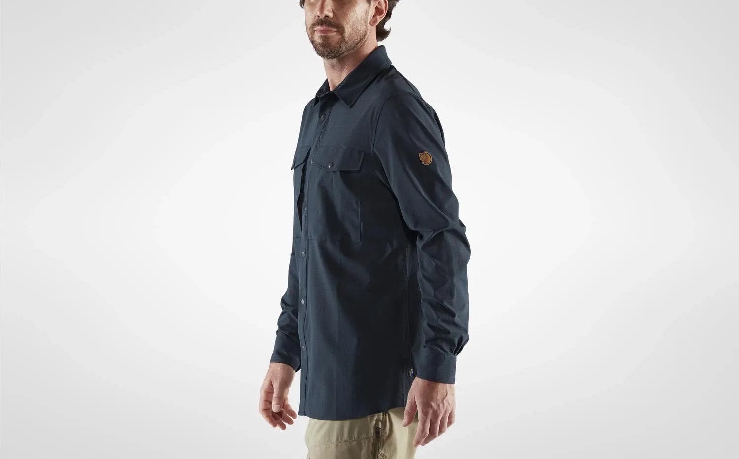 Chemise Fjallraven Men Abisko Trekking Shirt Light Olive