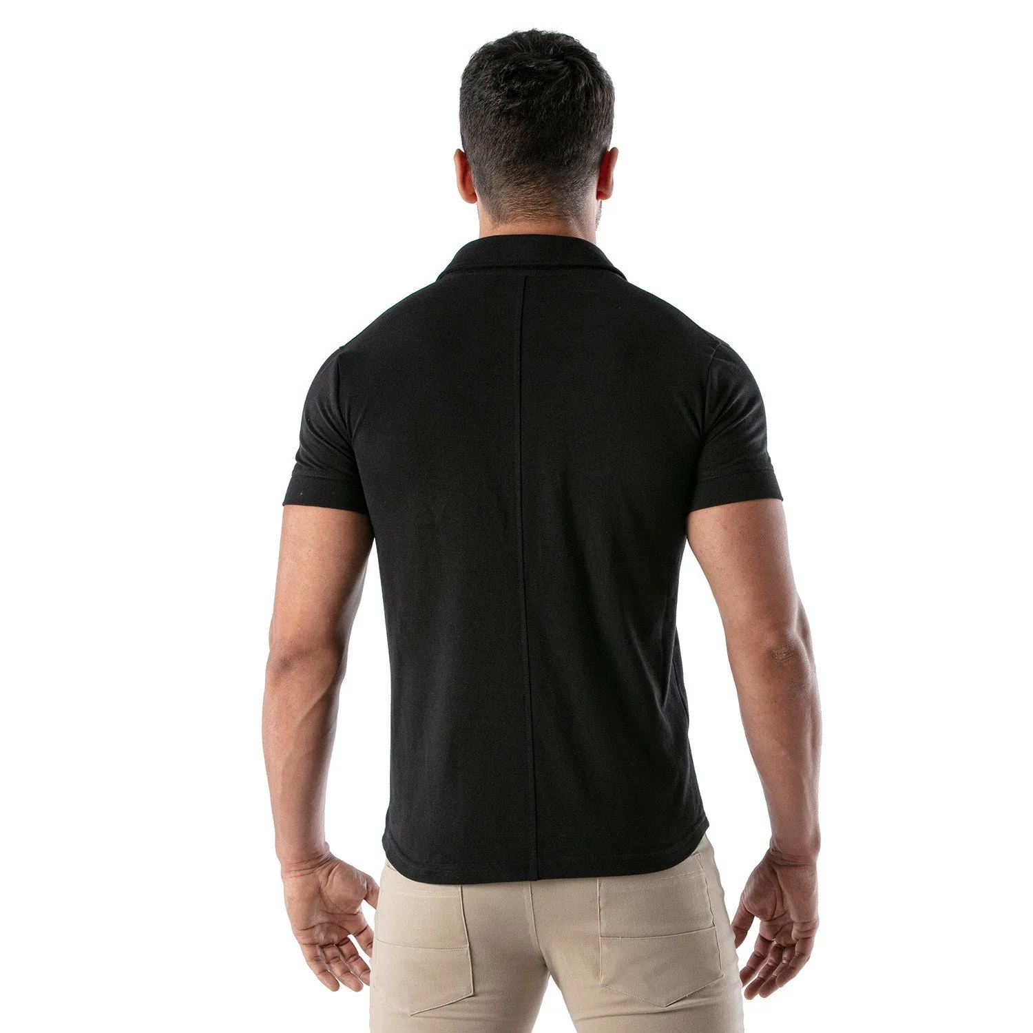 Chemise à manche courte Patriot Tof Paris - Noir - TOF Paris : vent...