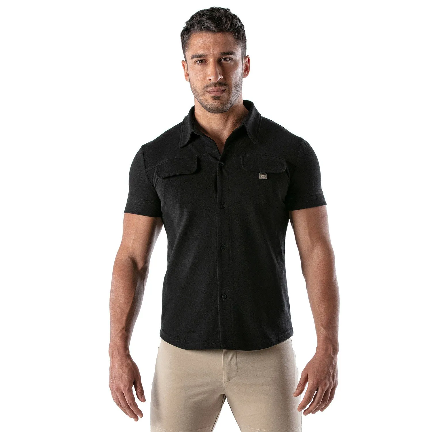 Chemise à manche courte Patriot Tof Paris - Noir - TOF Paris : vent...