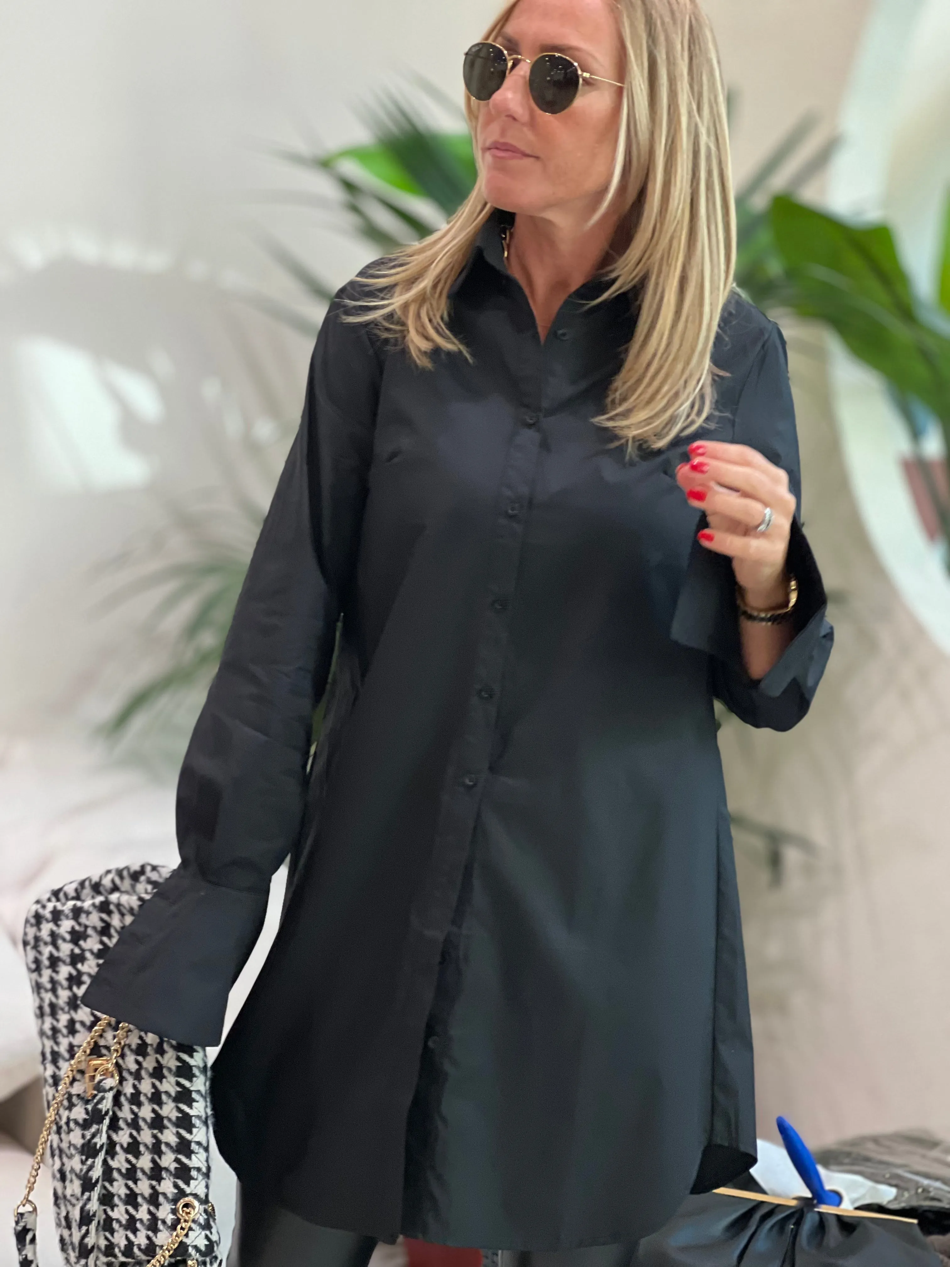 Chemise/robe Sasha Noir