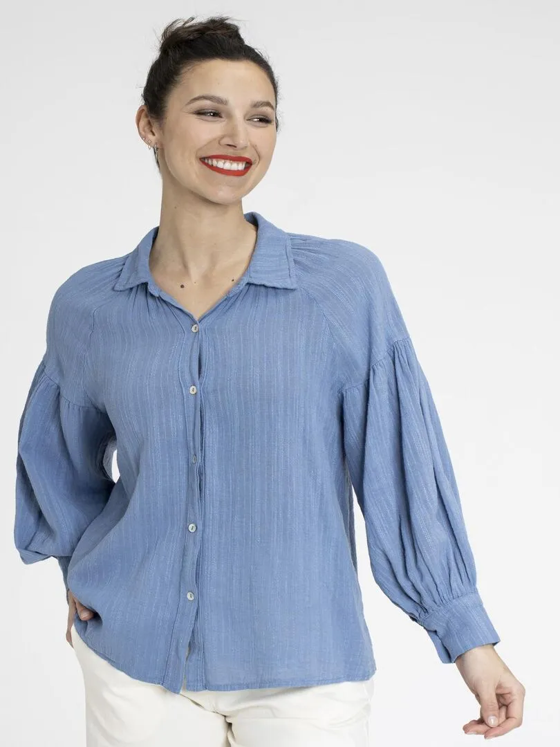 Chemisiers chemise COLINE - Gérard Pasquier - Bleu