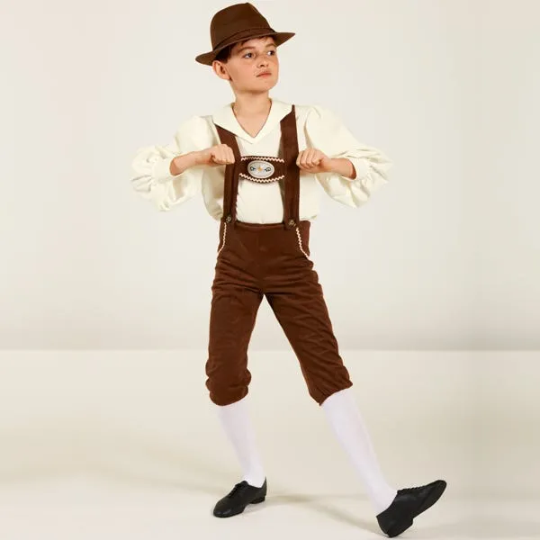 Childs Lederhosen Brown