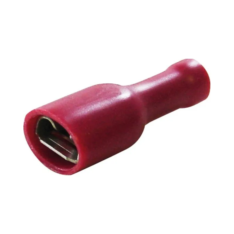 COSSES RETRACT.EMBOUT FEMEL.ROUGE ISOLEE(50)