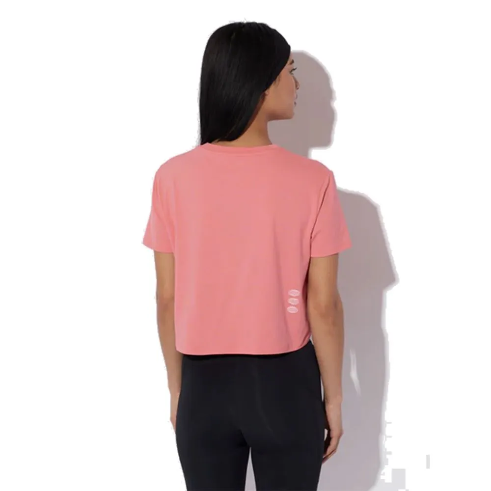 Crop-top de sport Circle Smooth Operator Rose clair pour femme