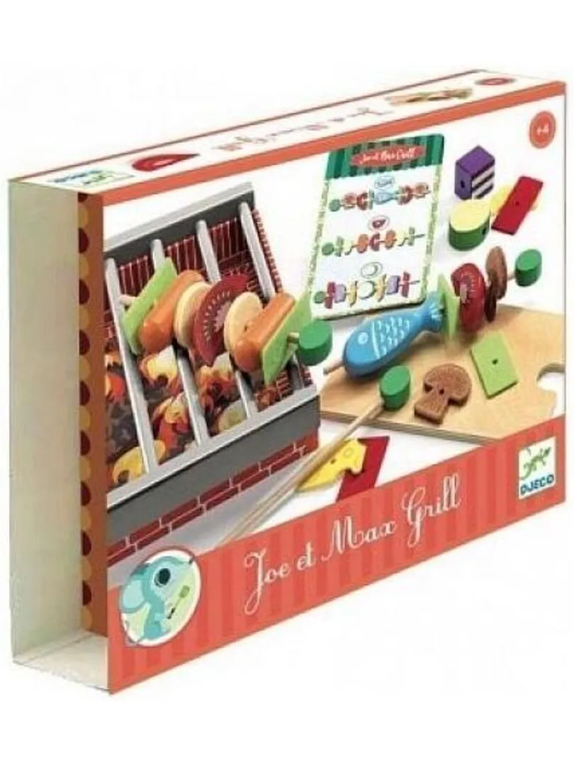 Dinette Joe Et Max Grill En Bois - N/A