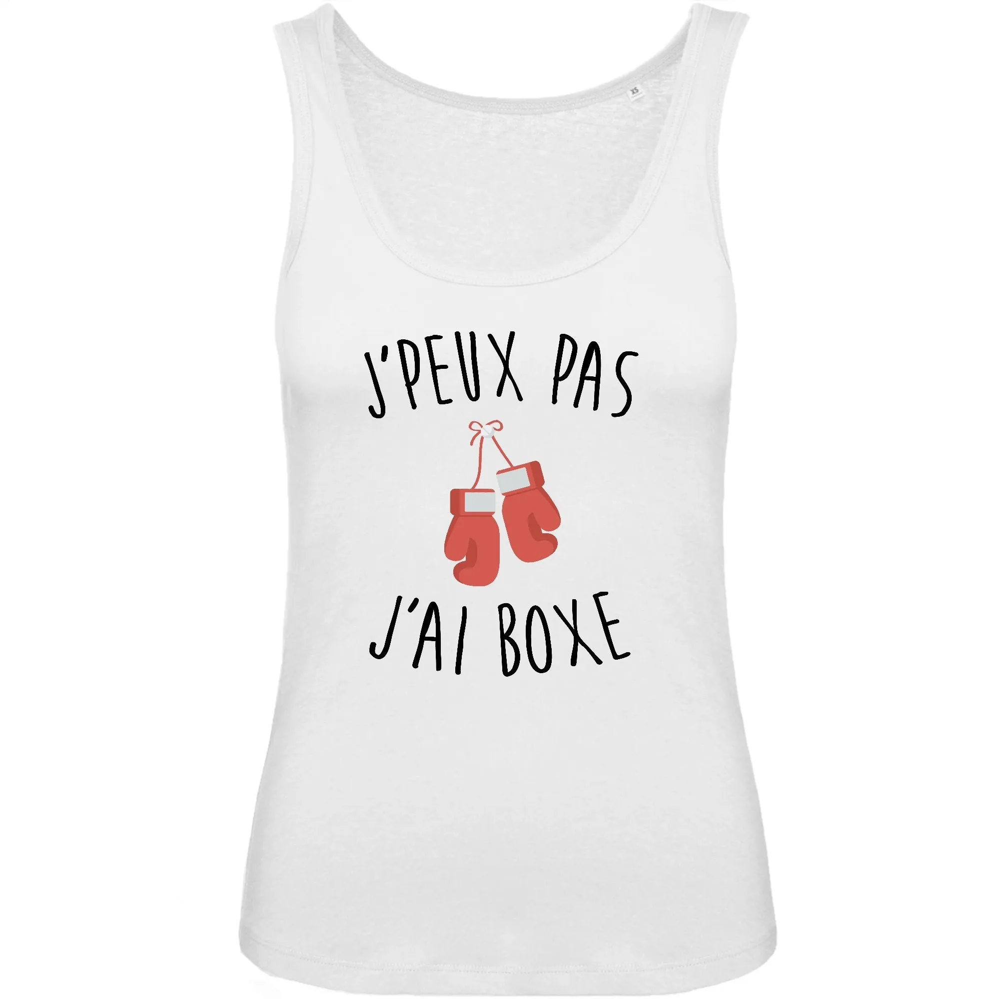 Débardeur Femme J'peux pas j'ai boxe