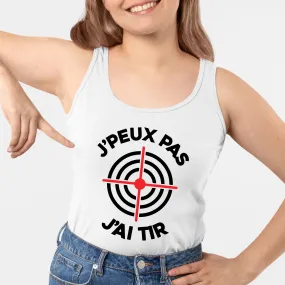 Débardeur Femme J'peux pas j'ai tir