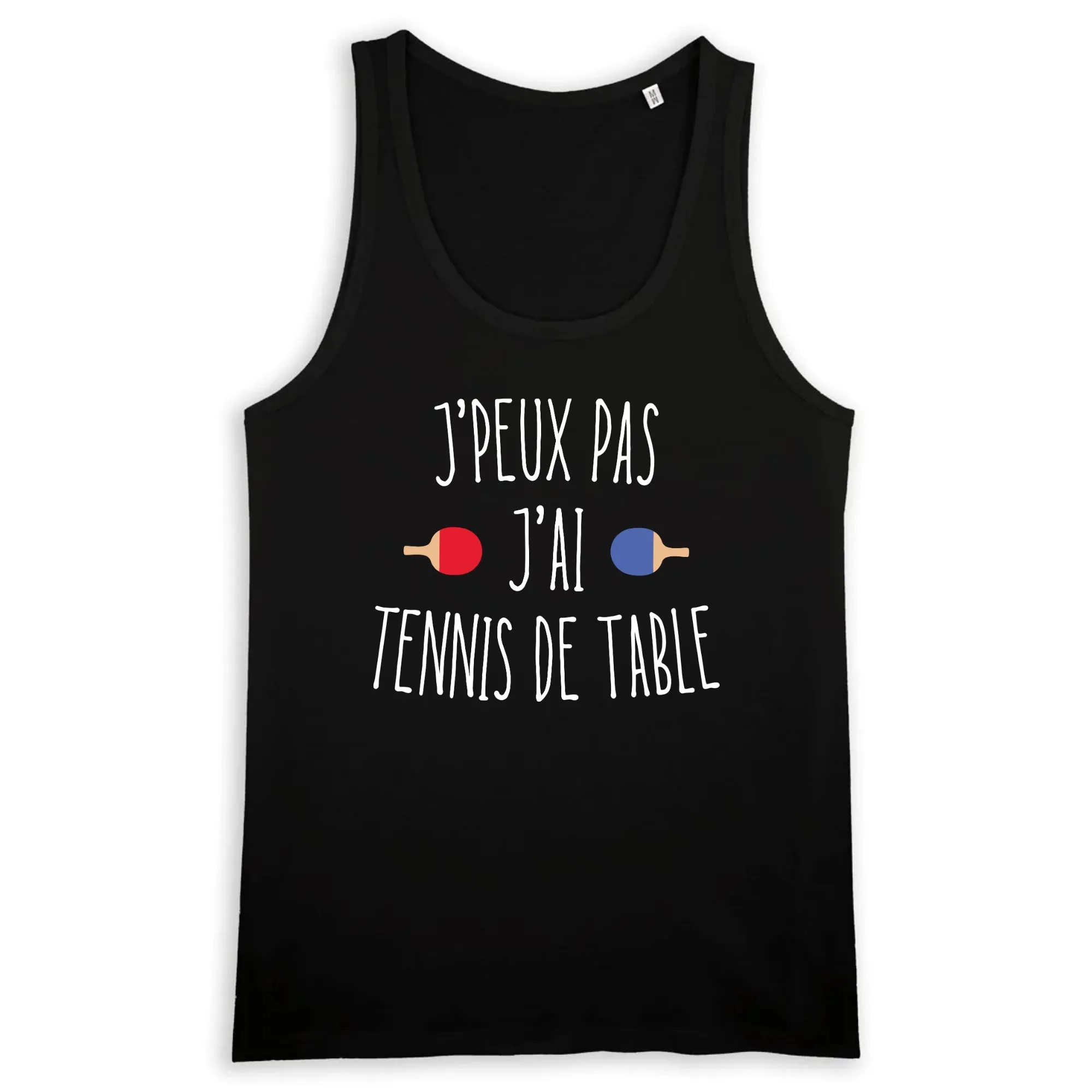 Débardeur Homme J'peux pas j'ai tennis de table