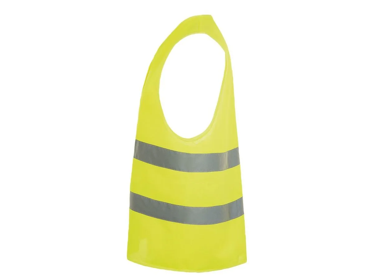 Gilets de sécurité jaune fluo - 01691 - certifié ISO 20471 