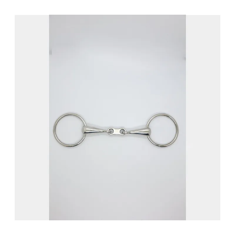 HARCOUR - Mors simple double brisure lien plat 19 mm