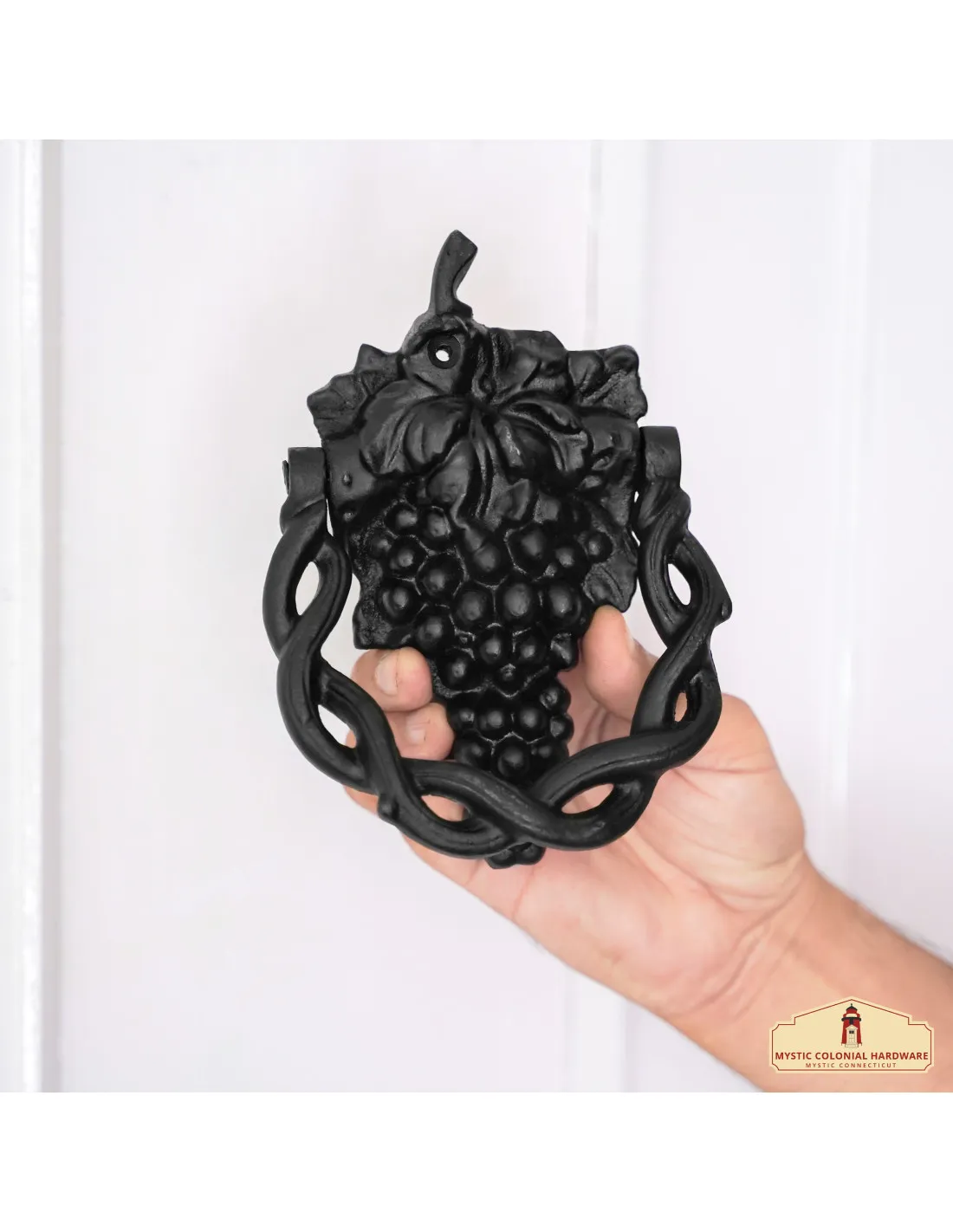 Heurtoir en fonte design grappe de raisin ⚔️ Boutique Épées