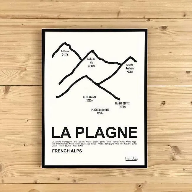 LA PLAGNE 30 X 40 CM