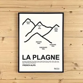 LA PLAGNE 30 X 40 CM