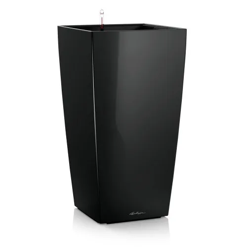 Lechuza Cubico Premium 40 - kit complet, noir brillant 75 cm