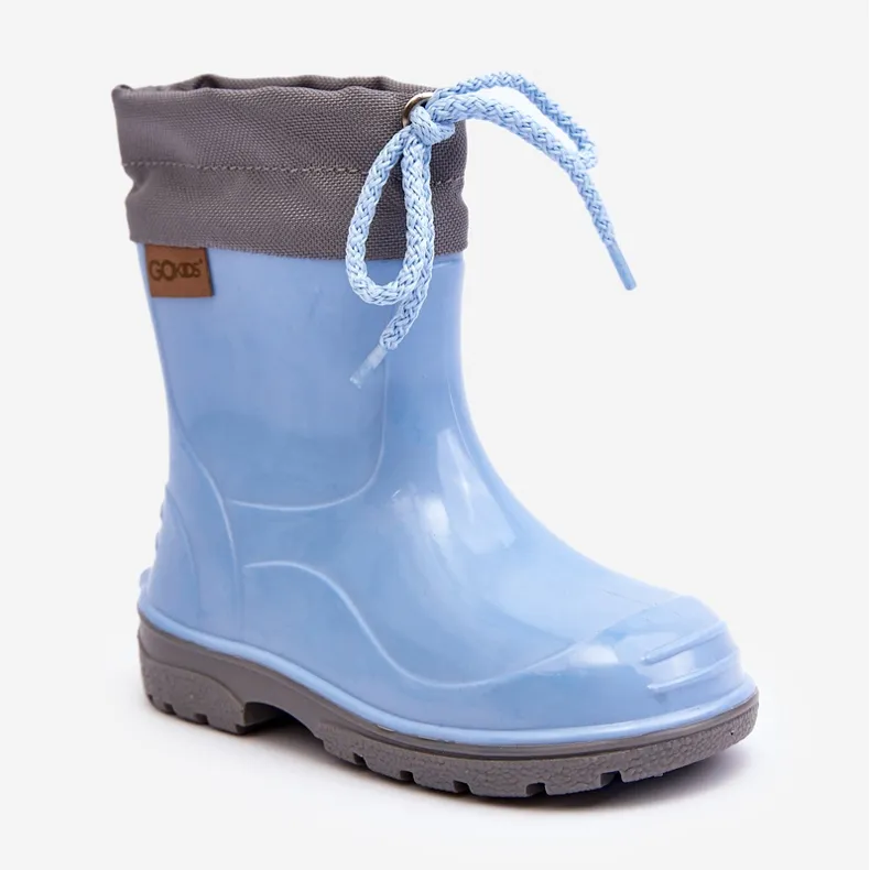 Lemigo Bottes en caoutchouc pour enfants Kimmy Blue GoKids 951 bleu