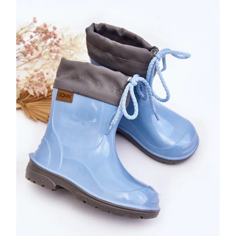 Lemigo Bottes en caoutchouc pour enfants Kimmy Blue GoKids 951 bleu