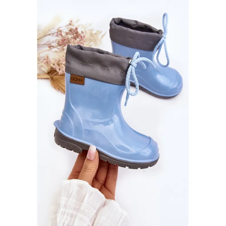 Lemigo Bottes en caoutchouc pour enfants Kimmy Blue GoKids 951 bleu