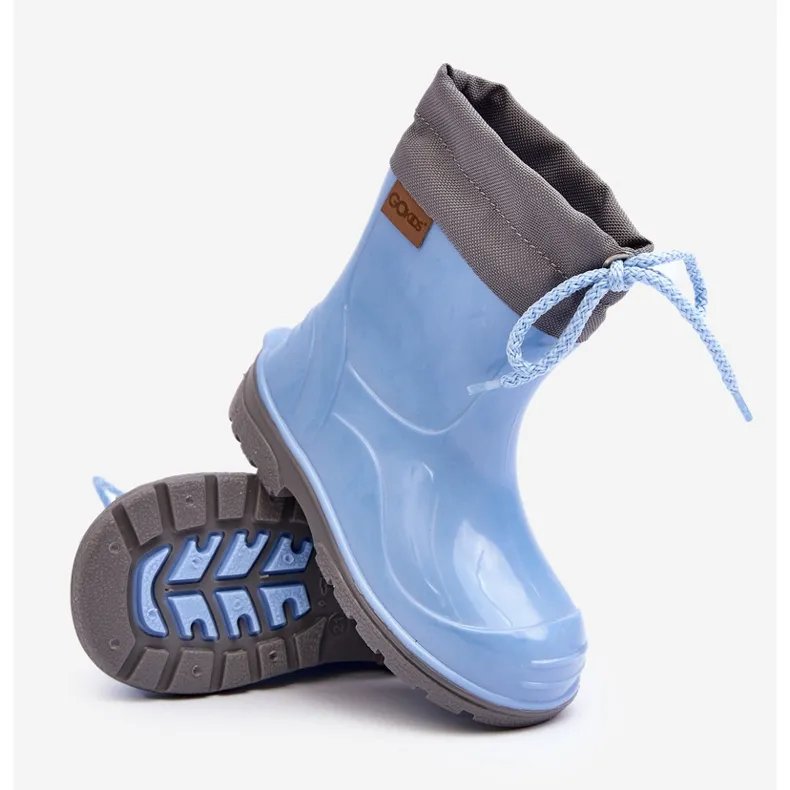 Lemigo Bottes en caoutchouc pour enfants Kimmy Blue GoKids 951 bleu