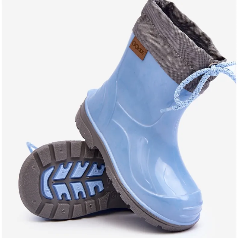 Lemigo Bottes en caoutchouc pour enfants Kimmy Blue GoKids 951 bleu