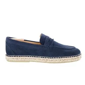 Mocassin homme été en velours Navy Panarea