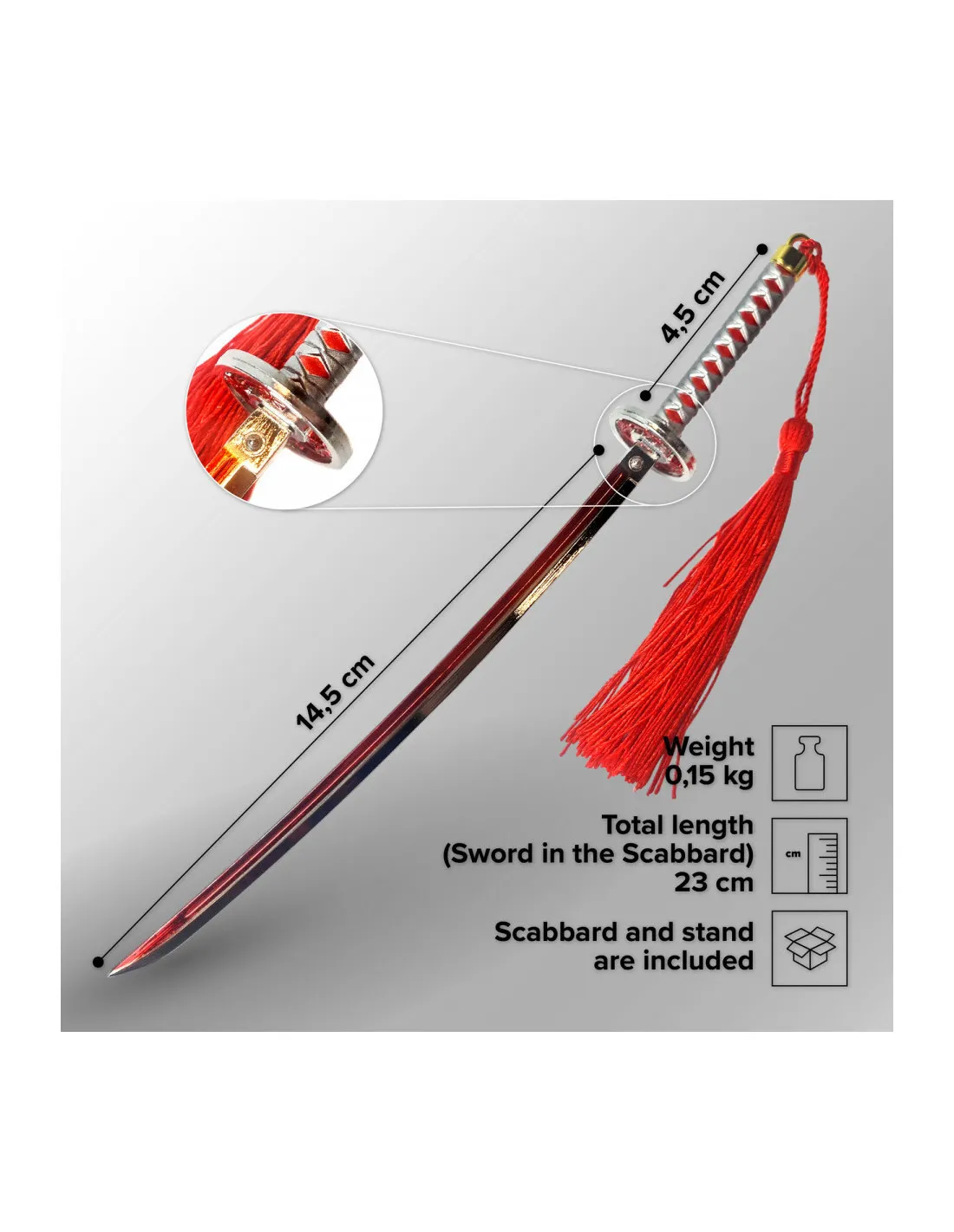 Ouvre-lettre de type katana de Kanao Tsuyuri, Demon Slayer ⚔️ Boutique Épées