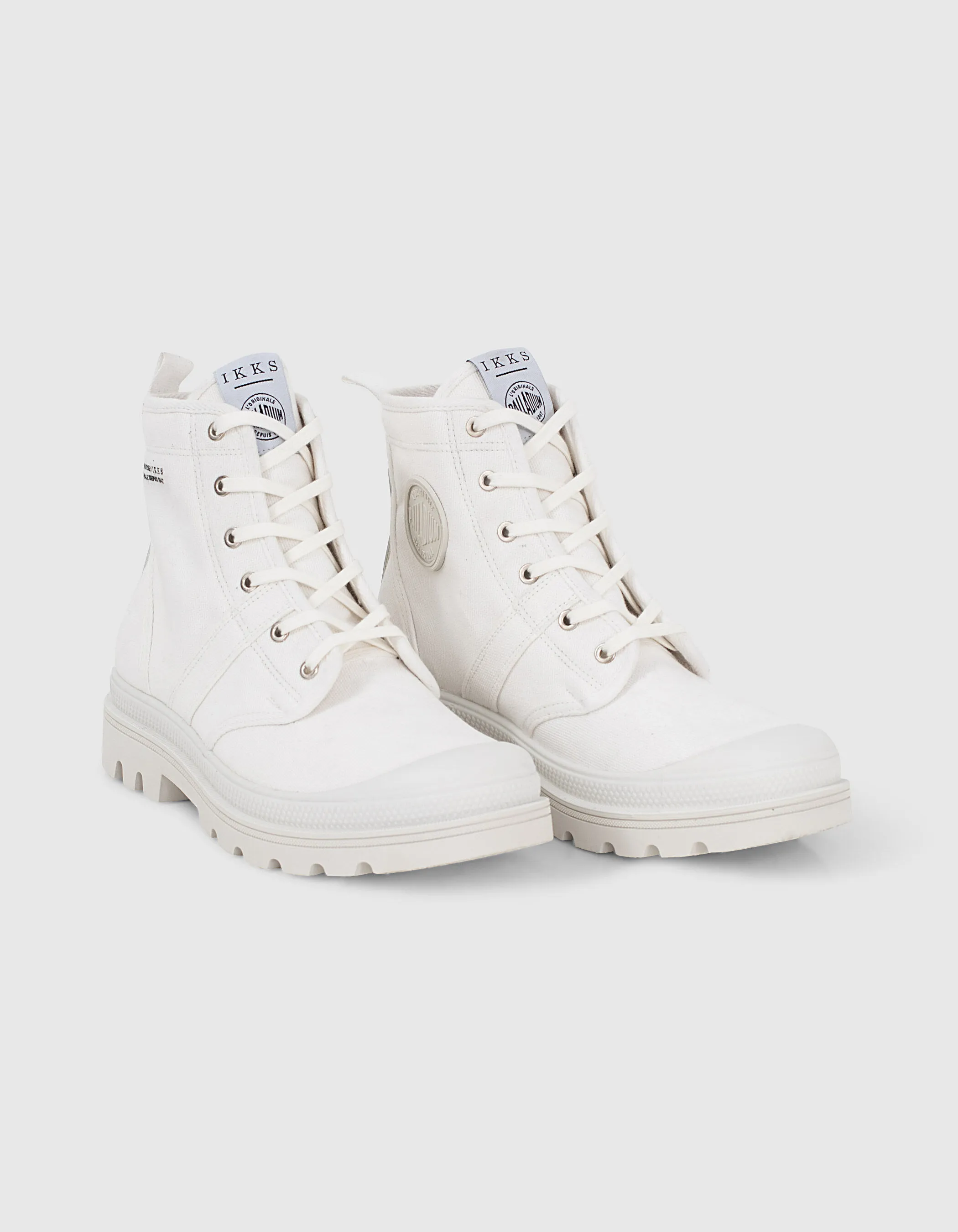 Palladium Pallabrousse Cargo coloris blanc femme