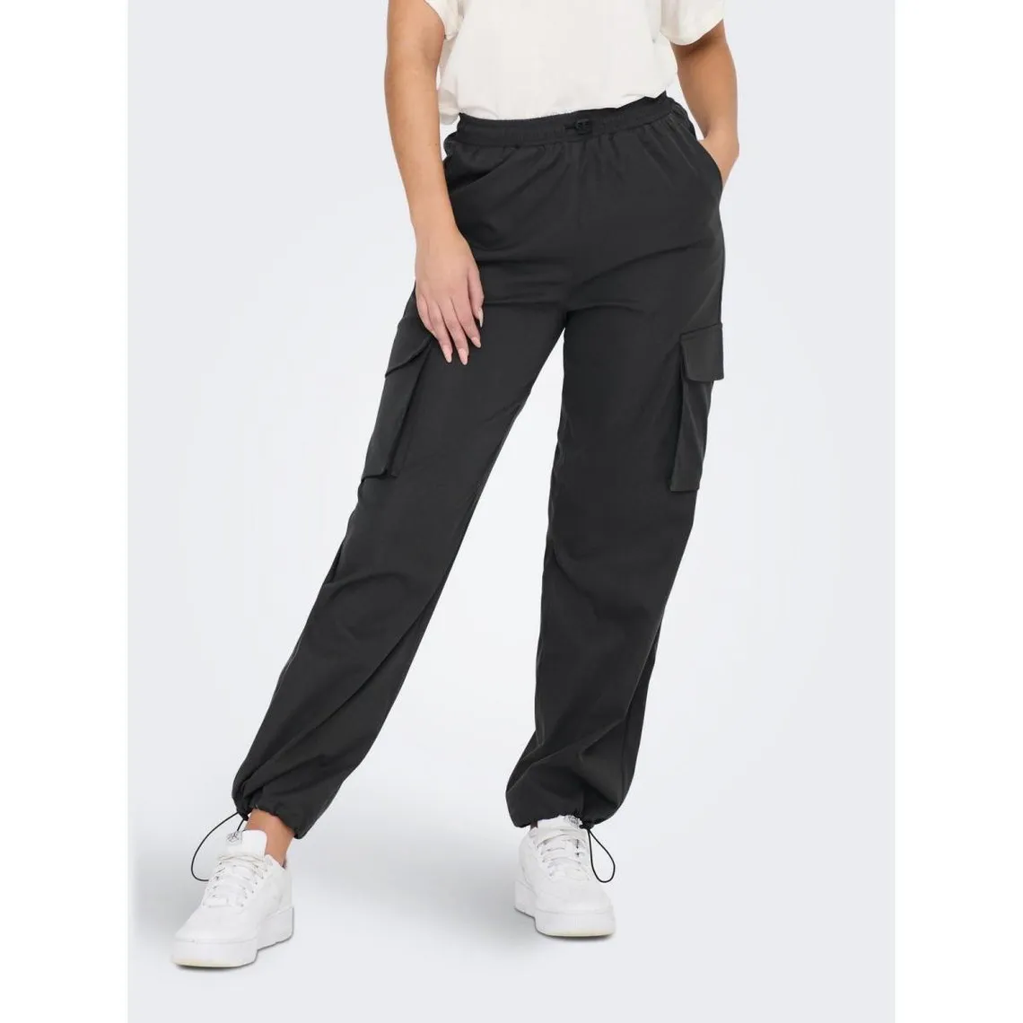 Pantalon cargo gris en coton Wren | 3 Suisses