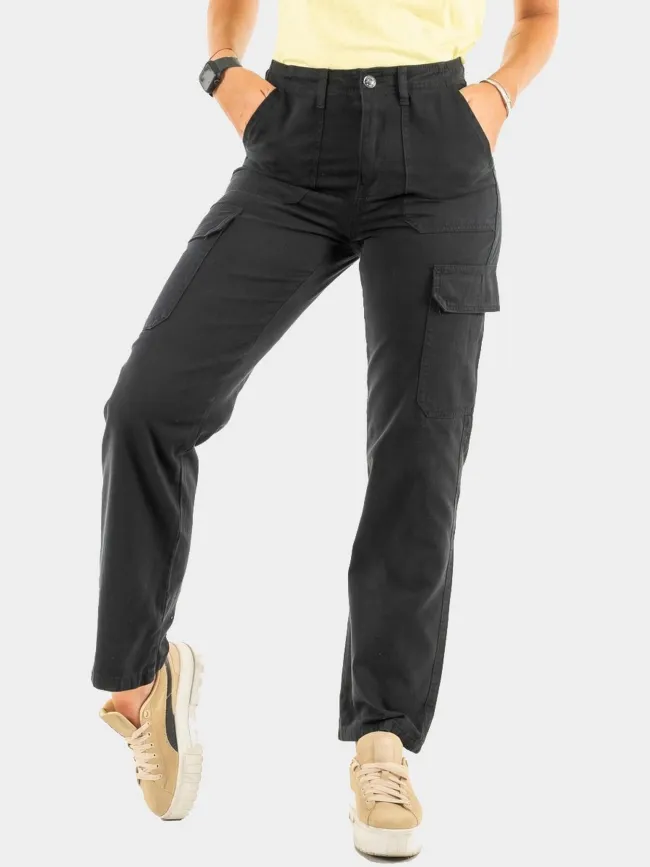 Pantalon cargo malfy noir femme - Only | wimod