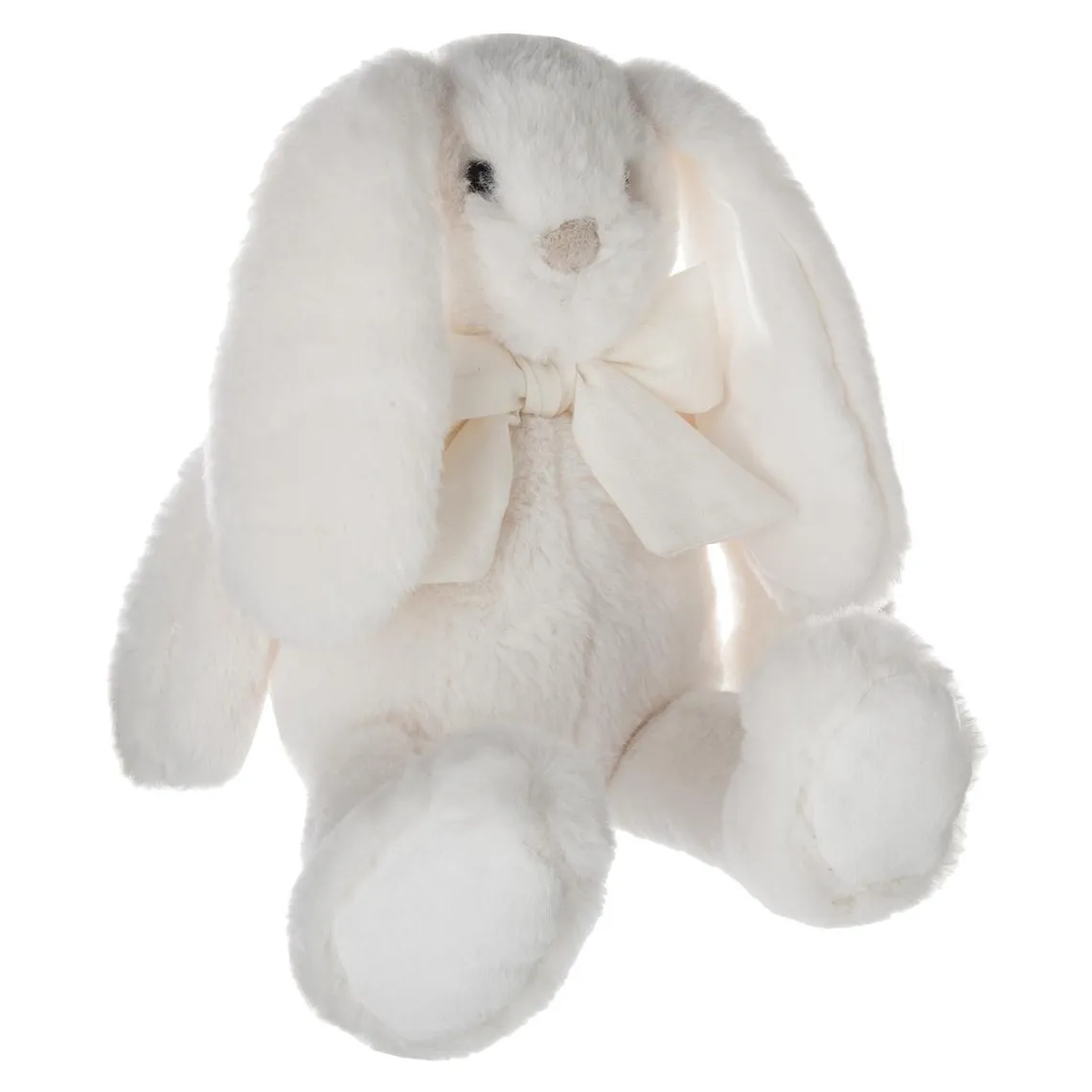 Peluche Lapin noeud H35 rose | 3 Suisses