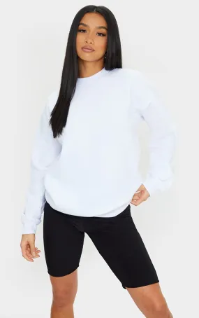 Petite Sweat oversize classique blanc